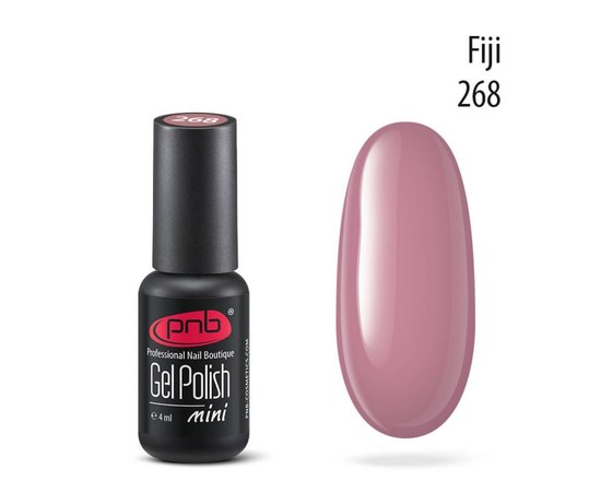 Изображение  Gel polish for nails PNB Gel Polish 4 ml, № 268, Volume (ml, g): 4, Color No.: 268