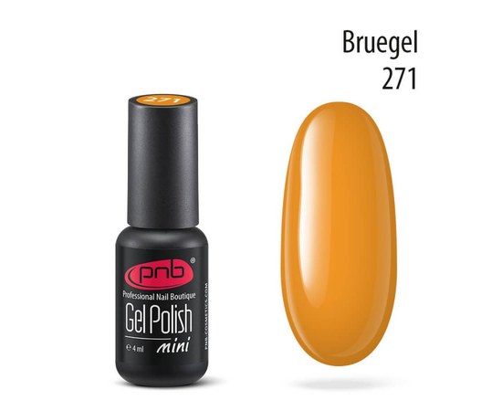 Изображение  Gel polish for nails PNB Gel Polish 4 ml, № 271, Volume (ml, g): 4, Color No.: 271