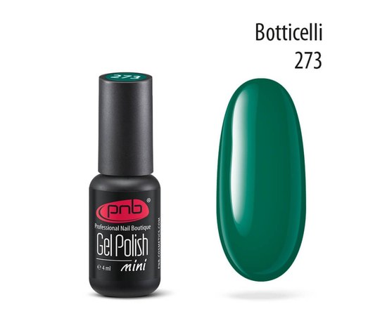 Изображение  Gel polish for nails PNB Gel Polish 4 ml, № 273, Volume (ml, g): 4, Color No.: 273