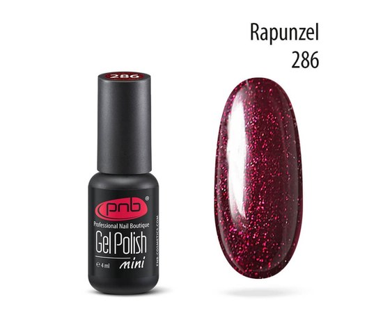 Изображение  Gel polish for nails PNB Gel Polish 4 ml, № 286, Volume (ml, g): 4, Color No.: 286
