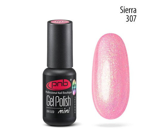 Изображение  Gel polish for nails PNB Gel Polish 4 ml, № 307, Volume (ml, g): 4, Color No.: 307
