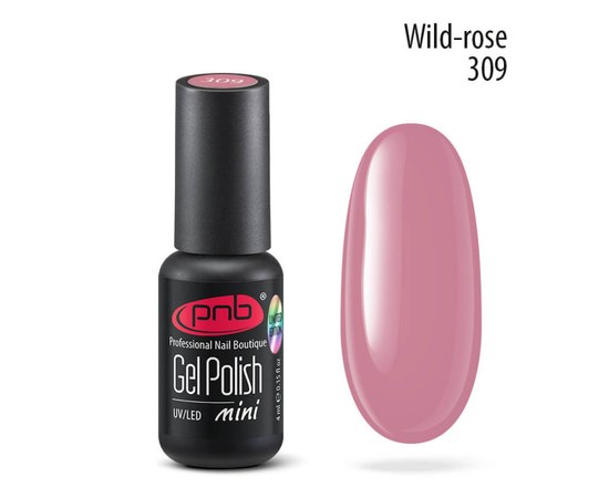 Изображение  Gel polish for nails PNB Gel Polish 4 ml, № 309, Volume (ml, g): 4, Color No.: 309