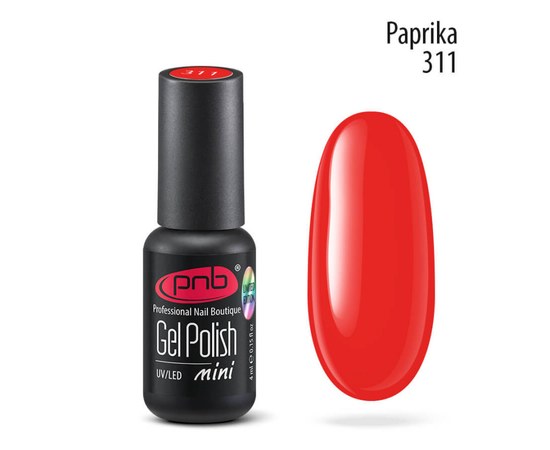 Изображение  Gel polish for nails PNB Gel Polish 4 ml, № 311, Volume (ml, g): 4, Color No.: 311