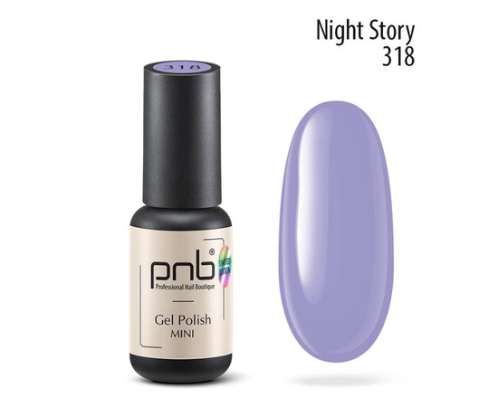 Изображение  Gel polish for nails PNB Gel Polish 4 ml, № 318, Volume (ml, g): 4, Color No.: 318