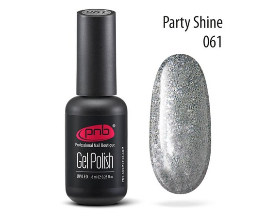 Изображение  Gel polish for nails PNB Gel Polish 8 ml, № 061, Volume (ml, g): 8, Color No.: 61