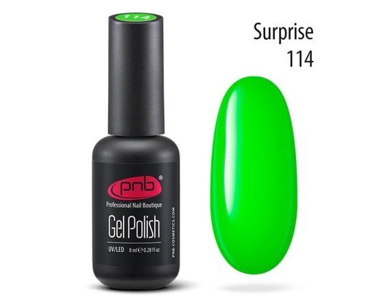 Изображение  Gel polish for nails PNB Gel Polish 8 ml, № 114, Volume (ml, g): 8, Color No.: 114