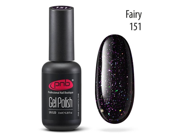 Изображение  Gel polish for nails PNB Gel Polish 8 ml, № 151, Volume (ml, g): 8, Color No.: 151