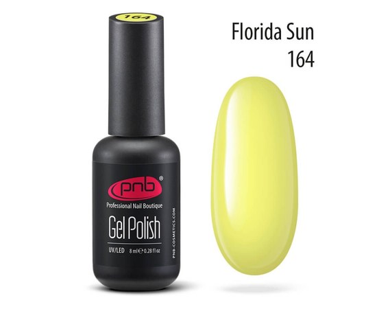 Изображение  Gel polish for nails PNB Gel Polish 8 ml, № 164, Volume (ml, g): 8, Color No.: 164