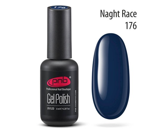 Изображение  Gel polish for nails PNB Gel Polish 8 ml, № 176, Volume (ml, g): 8, Color No.: 176