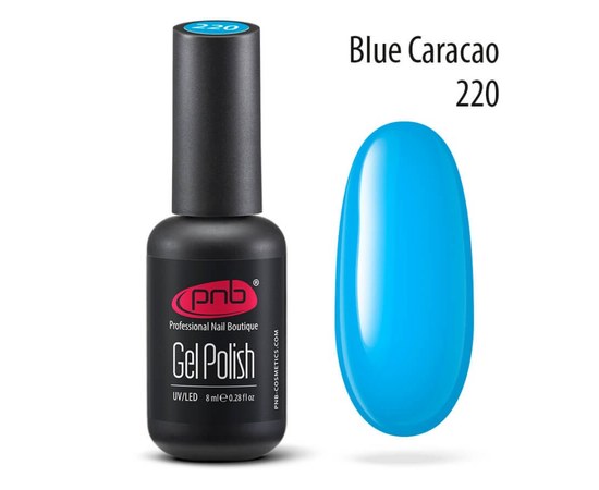 Изображение  Gel polish for nails PNB Gel Polish 8 ml, № 220, Volume (ml, g): 8, Color No.: 220