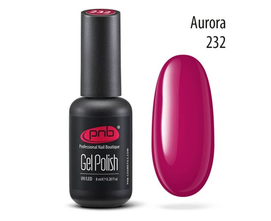 Изображение  Gel polish for nails PNB Gel Polish 8 ml, № 232, Volume (ml, g): 8, Color No.: 232