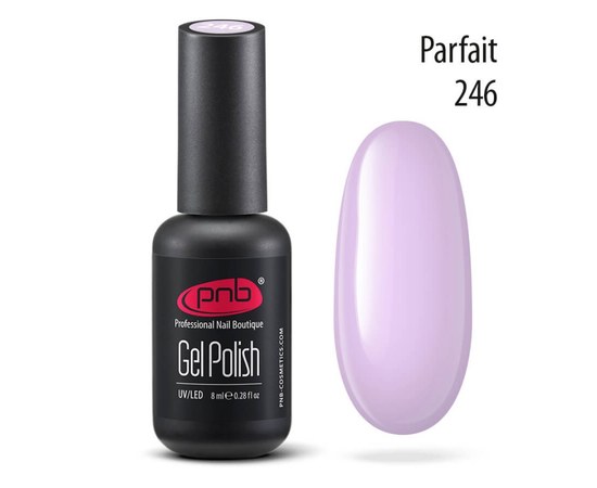 Изображение  Gel polish for nails PNB Gel Polish 8 ml, № 246, Volume (ml, g): 8, Color No.: 246