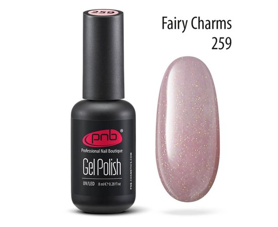 Изображение  Gel polish for nails PNB Gel Polish 8 ml, № 259, Volume (ml, g): 8, Color No.: 259