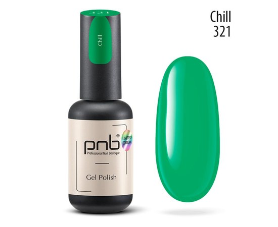 Изображение  Gel polish for nails PNB Gel Polish 8 ml, № 321, Volume (ml, g): 8, Color No.: 321