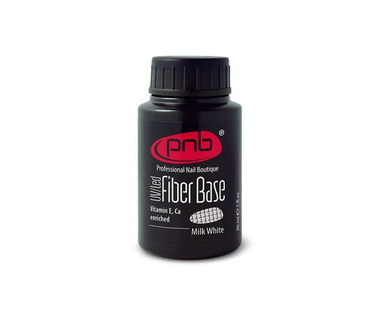 Изображение  Base with nylon fibers PNB Fiber Base 30 ml, White Milk