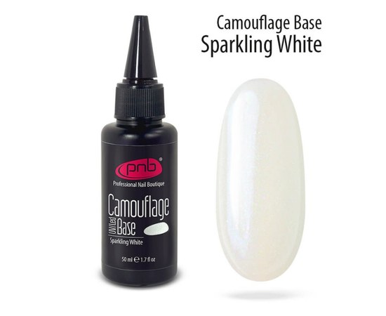 Изображение  Camouflage base PNB Camouflage Base 50 ml, Sparkling White, Volume (ml, g): 50, Color No.: Sparkling White