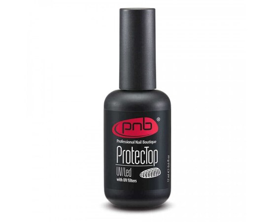 Изображение  Fixer for gel polish PNB Protect Glow Top 17 ml gloss protection
