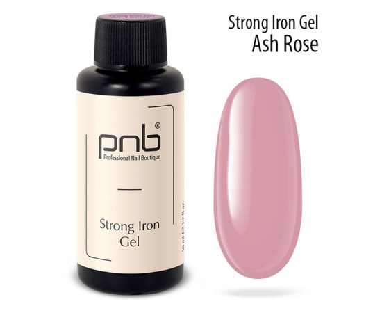 Изображение  Strong Iron Gel PNB Sculpting Strong Iron Gel Ash Rose, 50 ml, Volume (ml, g): 50, Color No.: Rose