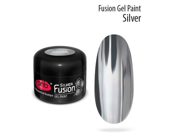 Зображення  Гель-фарба PNB Gel Paint 5 мл, Silver Fusion