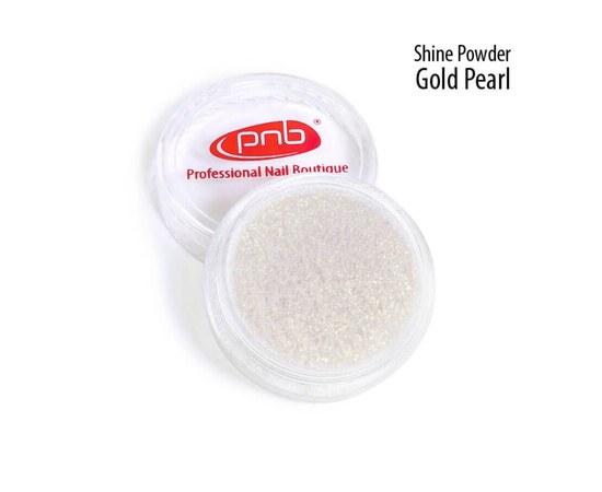 Зображення  Втирка для нігтів PNB Shine Powder 1 г, Gold Pearl