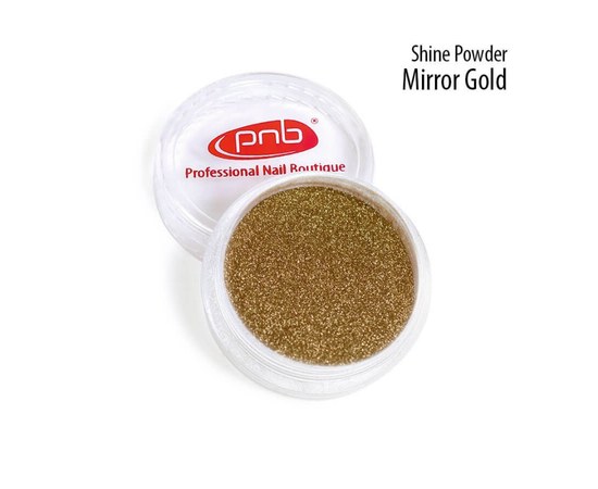 Изображение  Rubbing for nails PNB Shine Powder 0.5 g, Gold
