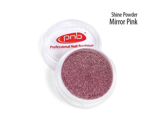 Изображение  Rubbing for nails PNB Shine Powder 0.5 g, Pink