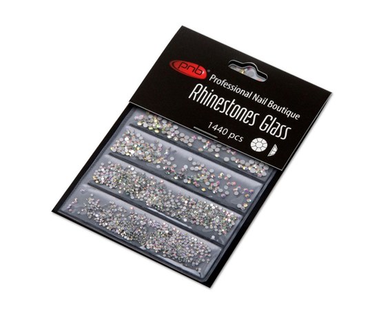 Изображение  Rhinestones PNB AB mix / Rhinestones PNB AB mix (mix sizes SS2, SS3, SS6, SS8, SS10, SS12), glass,