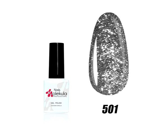 Зображення  Гель-лак для нігтів Nails Molekula Diamond Gel 6 мл №501, Об'єм (мл, г): 6, Цвет №: 501