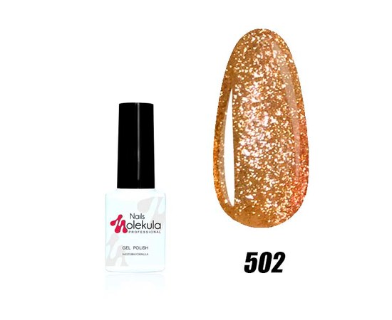 Зображення  Гель-лак для нігтів Nails Molekula Diamond Gel 6 мл №502, Об'єм (мл, г): 6, Цвет №: 502