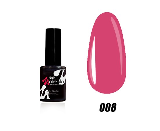 Изображение  Nails Molekula Gel Polish 6 ml, № 008 Pink berry, Volume (ml, g): 6, Color No.: 8