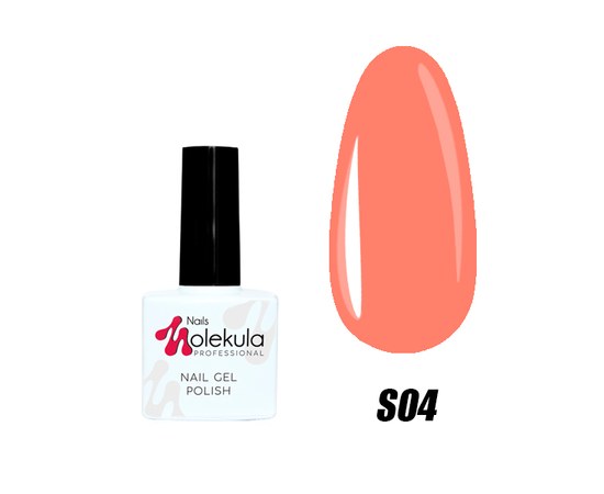 Изображение  Nails Molekula Gel Polish 11 ml, No. S04 Mango Daiquiri, Volume (ml, g): 11, Color No.: S04