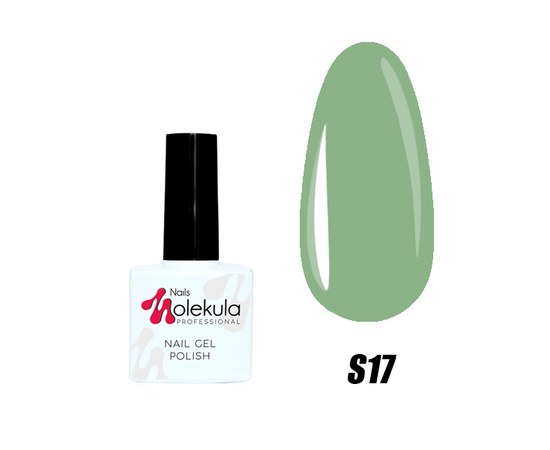 Зображення  Гель-лак для нігтів Nails Molekula Gel Polish 11 мл № S17 Mojito, Об'єм (мл, г): 11, Цвет №: S17