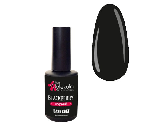 Изображение  Base for gel polish Nails Molekula Base Color Blackberry 12 ml