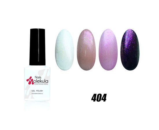 Изображение  Гель-лак для ногтей Nails Molekula Opal Vulcanic 6 мл, № 404, Объем (мл, г): 6, Цвет №: 404