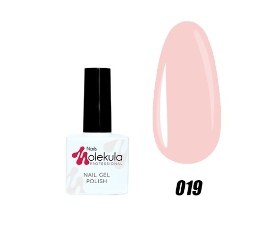 Изображение  Nails Molekula Gel Polish 11 ml, № 019 Beige-pink French, Volume (ml, g): 11, Color No.: 19
