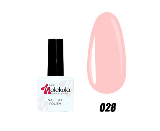 Зображення  Гель-лак для нігтів Nails Molekula Gel Polish № 28 Рожевий френч, Об'єм (мл, г): 11, Цвет №: 028