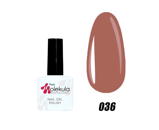 Зображення  Гель-лак для нігтів Nails Molekula Gel Polish № 36 Кава з молоком, Об'єм (мл, г): 11, Цвет №: 036
