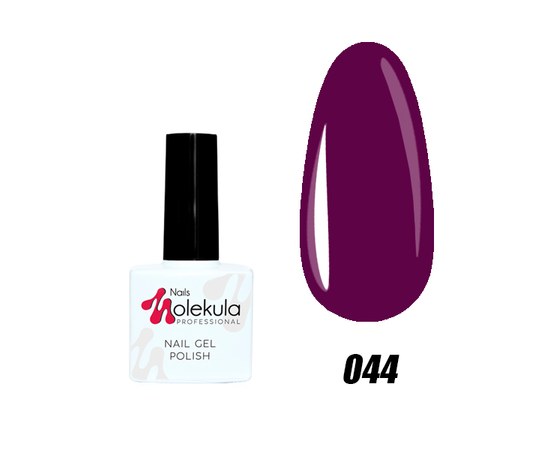 Изображение  Nails Molekula Gel Polish 11 ml, № 044 Plum, Volume (ml, g): 11, Color No.: 44