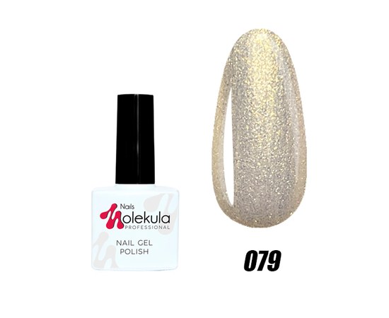 Изображение  Gel polish for nails Nails Molekula Gel Polish 11 ml, № 079 Chameleon gold, Volume (ml, g): 11, Color No.: 79