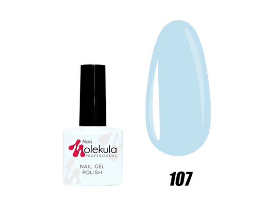 Изображение  Nails Molekula Gel Polish 11 ml, No. 107 Heavenly, Volume (ml, g): 11, Color No.: 107