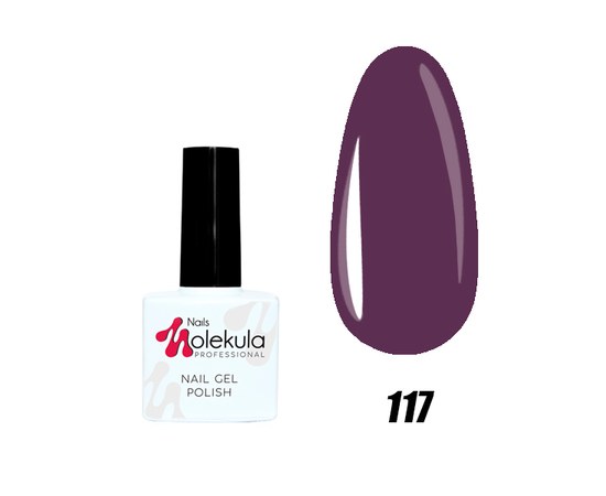 Зображення  Гель-лак для нігтів Nails Molekula Gel Polish № 117, Об'єм (мл, г): 11, Цвет №: 117