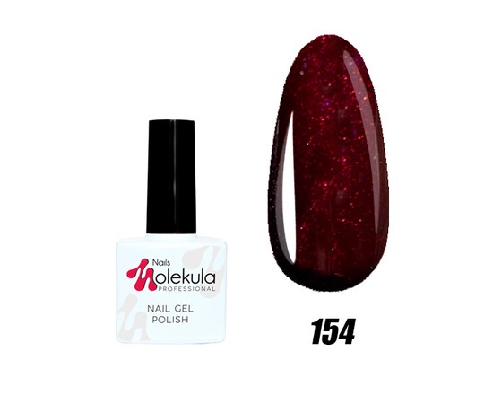 Зображення  Гель-лак для нігтів Nails Molekula Gel Polish № 154, Об'єм (мл, г): 11, Цвет №: 154