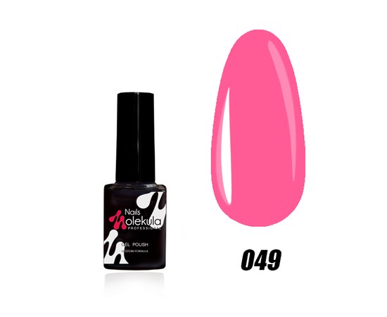 Изображение  Nails Molekula Gel Polish 6 ml, № 049 Pink bright, Volume (ml, g): 6, Color No.: 49