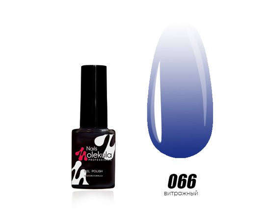 Изображение  Nails Molekula Gel Polish 6 ml, № 066 Stained glass blue, Volume (ml, g): 6, Color No.: 66