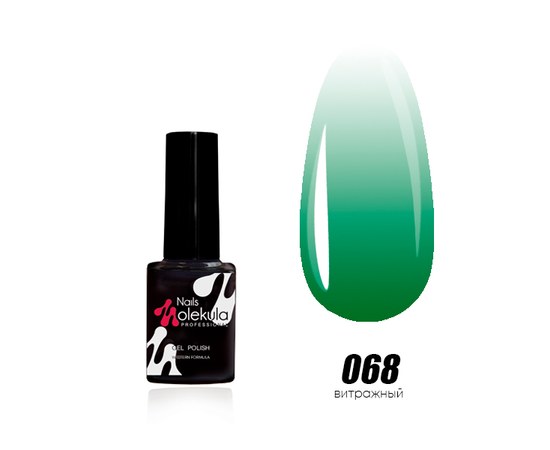Изображение  Nails Molekula Gel Polish 6 ml, № 068 Windy green, Volume (ml, g): 6, Color No.: 68