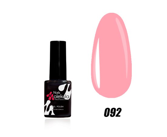 Изображение  Nails Molekula Gel Polish 6 ml, № 092 Light pink, Volume (ml, g): 6, Color No.: 92