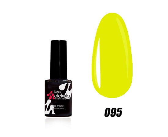 Изображение  Nails Molekula Gel Polish 6 ml, № 095 Lemon neon, Volume (ml, g): 6, Color No.: 95