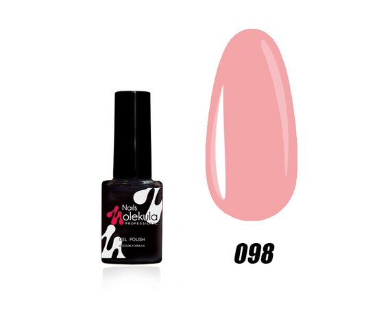 Изображение  Nails Molekula Gel Polish 6 ml, № 098 Pastel pink, Volume (ml, g): 6, Color No.: 98