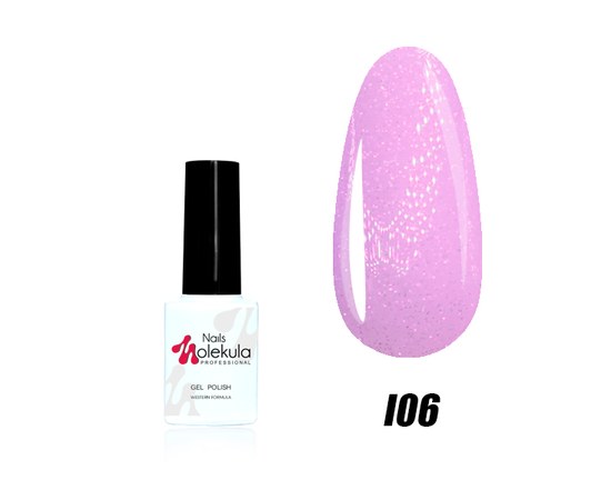 Зображення  Гель-лак для нігтів Nails Molekula INSTA 6 мл №106, Об'єм (мл, г): 6, Цвет №: I06