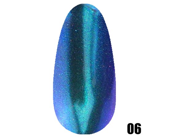 Изображение  Зеркальная пудра Molekula №06 (Синьо фиолетовая)